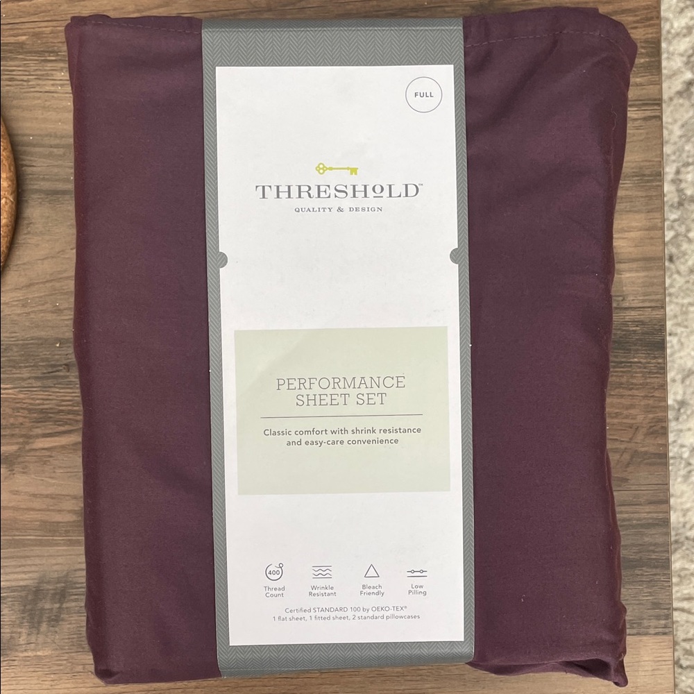 Threshold Performance Sheet Set - Rich Purple